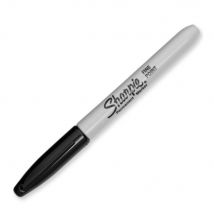 Marqueur permanent Sharpie Fine - pointe ogive 0,9 mm - noir