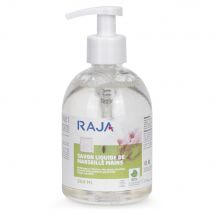 Savon de Marseille liquide RAJA pour les mains Flacon-pompe 300ml sans parfum - Lot de 6