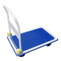 Chariot pliant silencieux - 300 kg - bleu