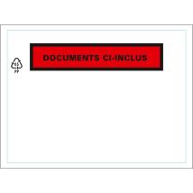 Pochette Porte-documents Techmay Eco Adhésive - Documents Ci-inclus - Format C6 - 162 X 120 Mm - Boîte De 250