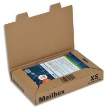 Boîte postale brune d'expédition Mailbox XS en carton - 24,5 x 14,5 x 3,3 cm