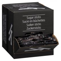 Buchette de sucre blanc - 4 grammes - boîte de 500 buchettes