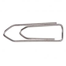 Trombones - Attache Lettres Mondoffice - Acier Galvanisé Et Bout Chevron - 32mm - Boite De 100