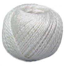 Ficelle en polypropylène 250g - 88 m - diamétre Fil 3 mm - coloris blanc