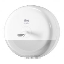 Mini Distributeur De Papier Toilette En Rouleau Tork Smartone Blanc Abs - D21,9 Cm X H15,6 Cm