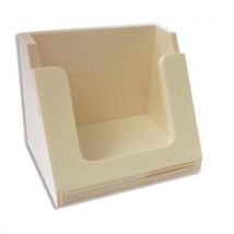 Porte-téléphone en bois à peindre ou décorer format 80 x 60 x 65 mm - Lot de 5