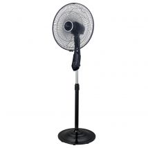 Ventilateur 3XL -"3 en 1" : sur table - sur pied - mural - 40 cm- noir