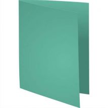 Chemise Exacompta Super 250 - carte 210 g - vert clair - 24 x 32 cm - paquet de 100