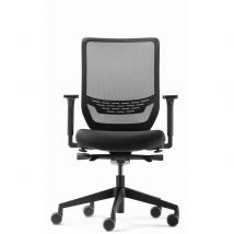 Fauteuil de bureau ergonomique To-sync - maille , tissu - noir