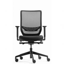 Fauteuil de bureau ergonomique To-sync - maille , tissu - noir
