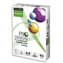 Papier Pro Design - 90 g - A4 - spécial laser - Ramette Papier de 500 feuilles