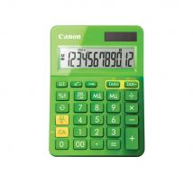 Calculatrice de bureau Canon LS-123K - 12 chiffres - Verte