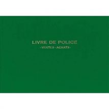 Registre de police ELVE métaux précieux , ventes été achats (or) - 21 x 30 cm - 200 pages