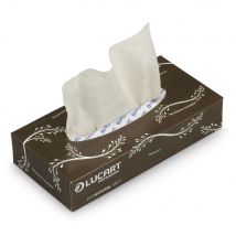 Mouchoir recyclé Lucart écoNatural - Boîte de 100