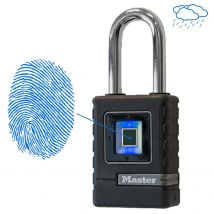 Cadenas Biométrique Haute Sécurité Master Lock - 56 Mm Avec Couverture Thermoplastique