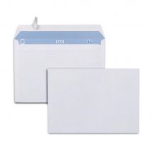 Enveloppe Premium Raja - format C5 162 x 229 mm - sans fenêtre - fermeture auto-adhésive - papier vélin 90g - blanche