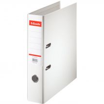 Classeur à levier Esselte - dos de 7,5 cm - plastifié intérieur et extérieur - blanc