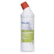 Gel WC détartrant RAJA parfum Eucalyptus - Flacon 1l