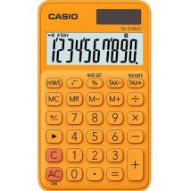 Calculatrice de poche Casio - 10 chiffres - orange