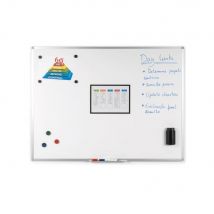 Tableaux blancs - surface magnétique en émail et effaçable à sec - 120 x 180 cm