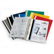 Chemise à lamelles Durable Duraplus en PVC - Coloris assortis - Lot de 25