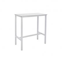 Table mange-debout Eliot H110 x 104 x 55 cm - Blanc