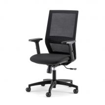 Fauteuil Malo maille , tissu - Noir