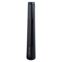 Ventilateur colonne design Totem 45 W avec écran LED et télécommande - gris argenté