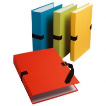 Chemise extensible Exacompta Forever - papier 25/10e - dos 13 cm - format 24 x 32 cm - coloris assortis - Lot de 10