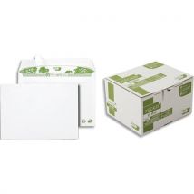 Enveloppes 100% recyclées 162 x 229 GPV Erapure - blanches - auto-adhésive - 80 g - boite de 500
