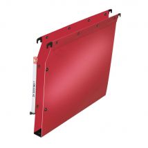 Dossiers polypropylène - dos 30 mm - pour armoire - corail - lot de 10