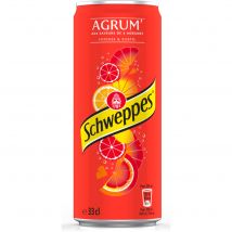 Schweppes Agrum - Canette De 33cl - Lot De 24