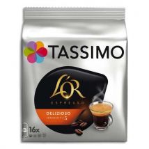 Sachet de 16 dosettes pour Tassimo café L'Or Expresso Delizioso