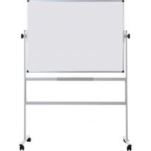 Tableau blanc Bi-Office Revolver - magnétique - double face - 1 200 x 900 mm