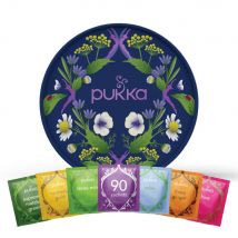 Thé Bio bien être Pukka - Coffret de 90 sachets de 6 saveurs