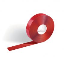 Ruban adhésif permanent de marquage au sol Durable - Antidérapant - 30 m x 50 mm - Rouge