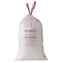 Sac poubelle blanc - 5 L - rouleau de 20 sacs
