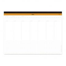 Sous-main Semainier Non Daté Rhodia - 30,9 X 42 Cm