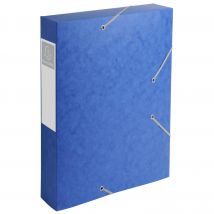 Boîte de classement Cartobox - épaisseur 7 / 10è - dos 60 mm - bleu - Lot de 10