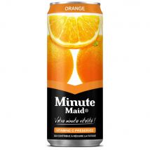Jus de fruits Minute Maid orange - canette de 33 cl - Lot de 24