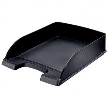 Corbeille à courrier Plus - coloris noir - 25,5x36x7 cm - Lot de 5