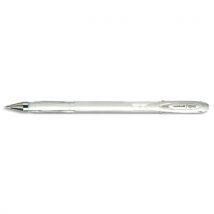 Stylo bille encre gel Uniball Signo - pointe moyenne - pastel blanc