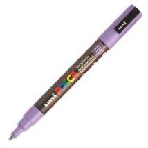 Marqueur peinture à l'eau Posca PC-3M - pointe conique polyester fine 1,5 mm - violet