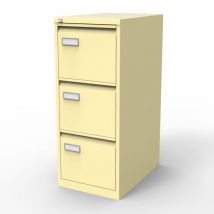 Classeur Mobi - 3 tiroirs en métal - beige