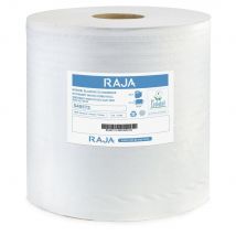 Bobine d'essuyage Raja - lisse - 1000 formats 30 x 23cm - Blanc