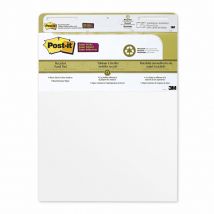 Bloc Pour Chevalet De Conférence Post-it Super Sticky - 559rp - 63 X 73.2 Cm - 30 Feuilles - Blanc - Paquet 2 Blocs