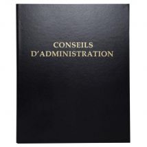 Classeur conseil d'administration Claircell + 100 feuilles foliotées