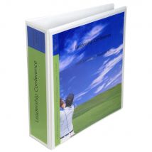 Classeur 2 anneaux à levier personnalisable Kreacover Exacompta - polypropylène - A4 maxi - dos 8 cm - blanc