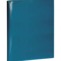 Agenda semainier de bureau Exacompta SAD 29 Vérone - 21 x 29,7 cm - Bleu canard - Septembre 2024 à Décembre 2025