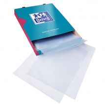 Boite de 100 pochettes coins Elba - en pvc 15/100e - incolore
